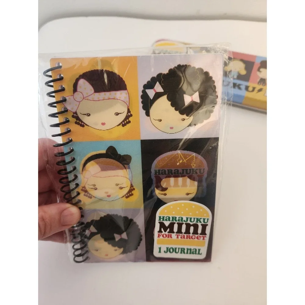 Harajuku Mini For Target Kawaii Journal, Pencil Case And Multi-color Pen Lot